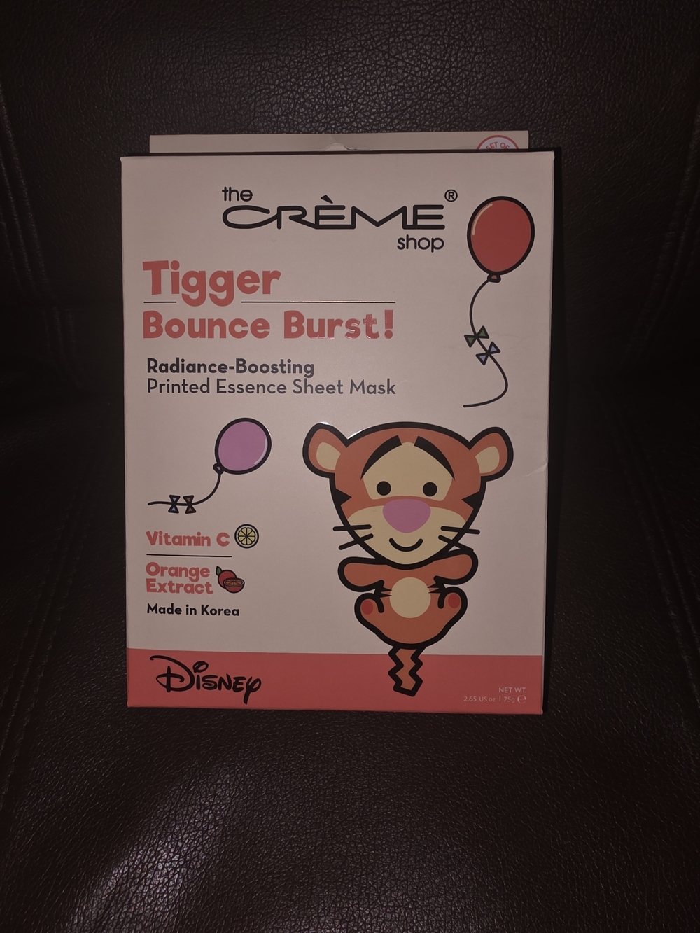 Disney Tigger Bounce Burst! Sheet Mask - Pink & Orange